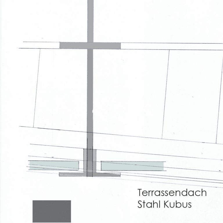 Terrassendach Stahlkonstruktion Glasdach